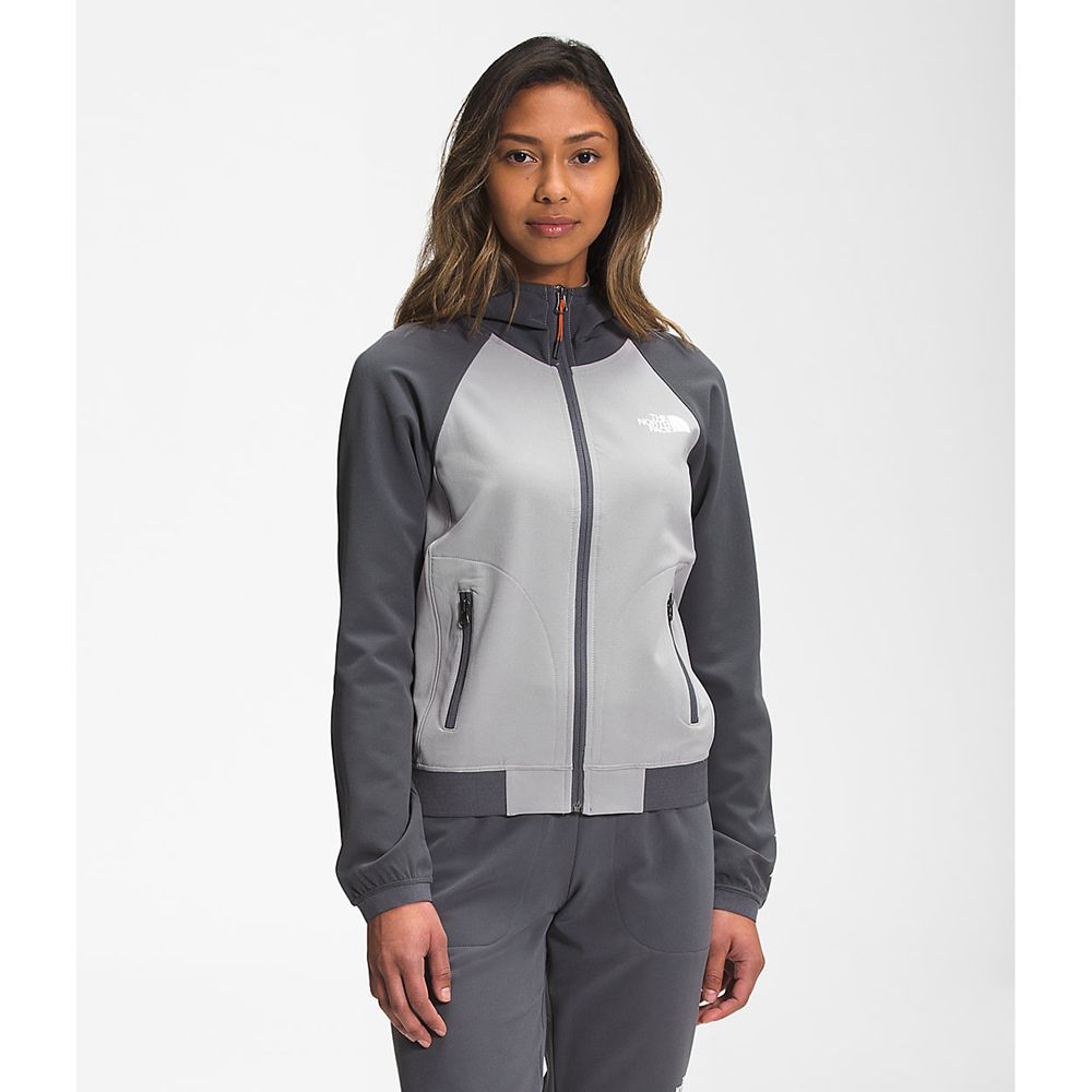 The North Face Hooded Jacket Womens Australia - The North Face Tekware® Fleece Grey (RGK-091845)